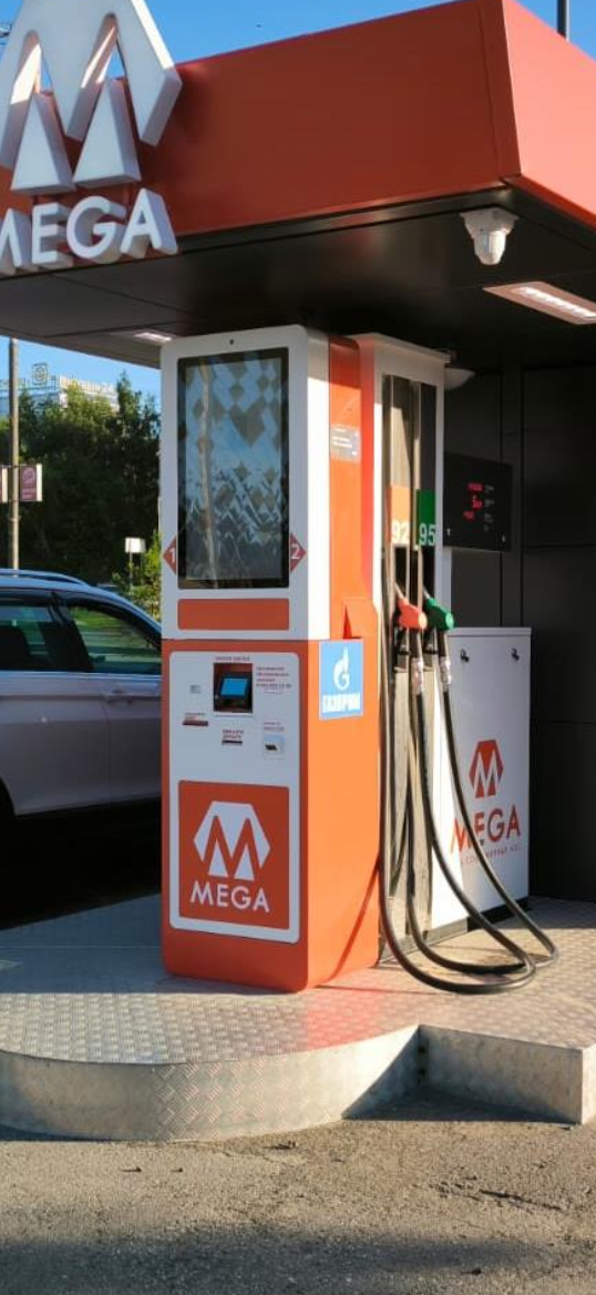 Терминал самообслуживания ИнтеллектТерминал на трассовой АЗС MEGA